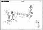 DeWalt DCF921N-XJ IMPACT WRENCH Spare Parts